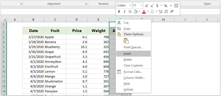 Tạo đường trung bình/đường tổng cộng